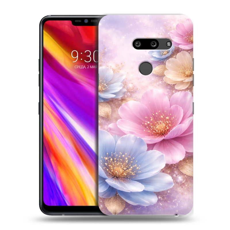 Пластиковый чехол на LG G8 ThinQ с принтом женский Пластиковый чехол на LG G8 ThinQ с принтом женский