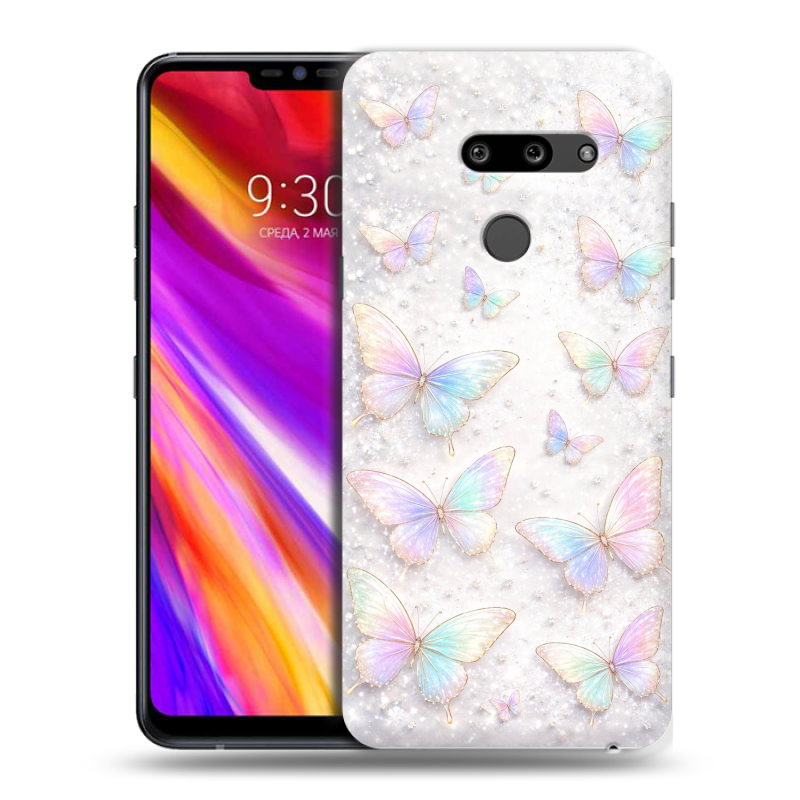 Пластиковый чехол на LG G8 ThinQ с принтом женский Пластиковый чехол на LG G8 ThinQ с принтом женский