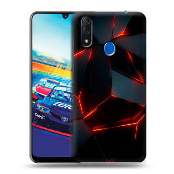 Силиконовый чехол на ZTE Blade V10 с принтом Яркие абстракции Силиконовый чехол на ZTE Blade V10 с принтом Яркие абстракции