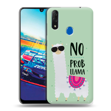 Силиконовый чехол на ZTE Blade V10 с принтом Лама Силиконовый чехол на ZTE Blade V10 с принтом Лама
