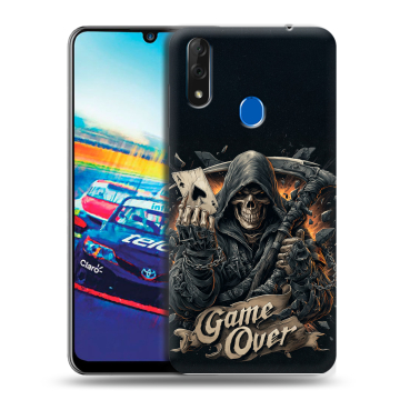 Силиконовый чехол на ZTE Blade V10 с принтом Скелет карты Силиконовый чехол на ZTE Blade V10 с принтом Скелет карты