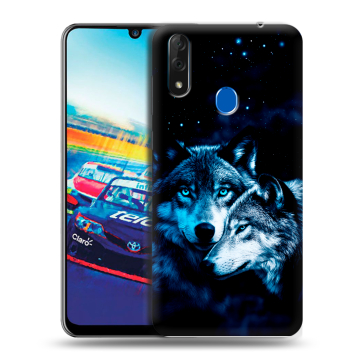 Силиконовый чехол на ZTE Blade V10 с принтом Волки Силиконовый чехол на ZTE Blade V10 с принтом Волки