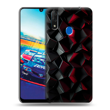 Силиконовый чехол на ZTE Blade V10 с принтом Абстракция