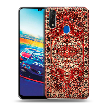 Силиконовый чехол на ZTE Blade V10 с принтом Ковер