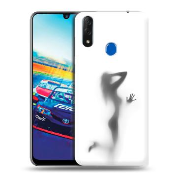 Силиконовый чехол на ZTE Blade V10 с принтом Силуэт