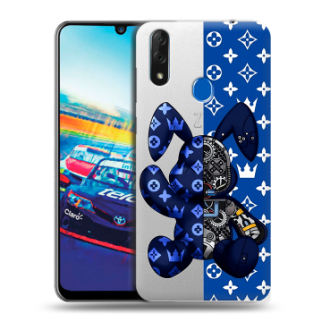 Силиконовый чехол на ZTE Blade V10 с принтом Луи робот