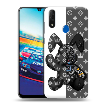 Силиконовый чехол на ZTE Blade V10 с принтом Луи робот