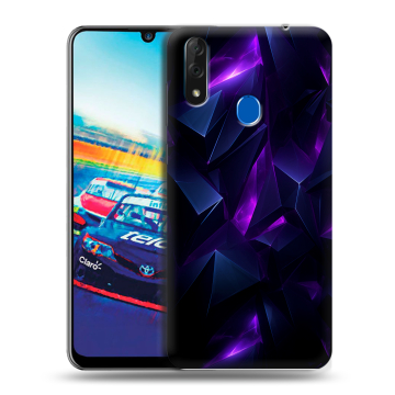 Силиконовый чехол на ZTE Blade V10 с принтом Абстракиция