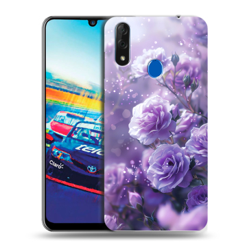 Силиконовый чехол на ZTE Blade V10 с принтом Розы цветы