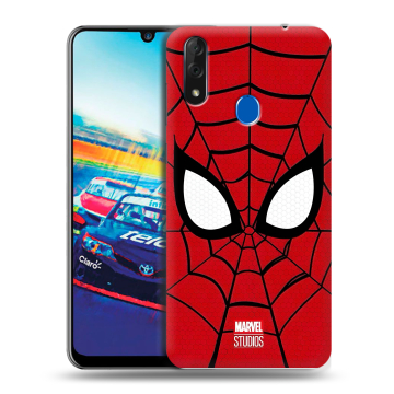 Силиконовый чехол на ZTE Blade V10 с принтом человек паук spiderman
