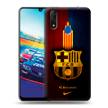 Силиконовый чехол на ZTE Blade V10 с принтом Барселона Barcelona