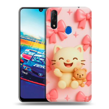 Силиконовый чехол на ZTE Blade V10 с принтом для девочек