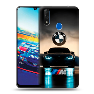 Силиконовый чехол на ZTE Blade V10 с принтом БМВ BMW