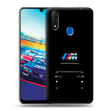 Силиконовый чехол на ZTE Blade V10 с принтом БМВ BMW