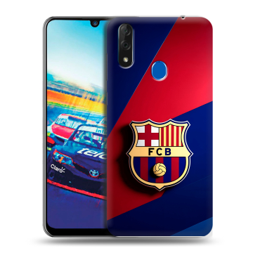 Силиконовый чехол на ZTE Blade V10 с принтом Барселона Barcelona