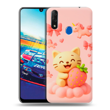 Силиконовый чехол на ZTE Blade V10 с принтом для девочек