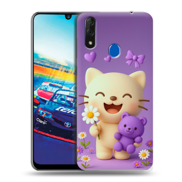 Силиконовый чехол на ZTE Blade V10 с принтом для девочек