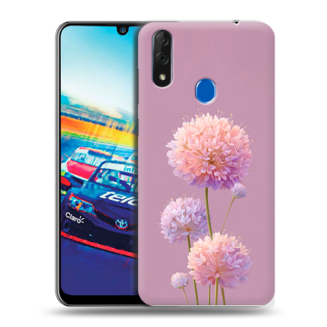 Силиконовый чехол на ZTE Blade V10 с принтом Цветы