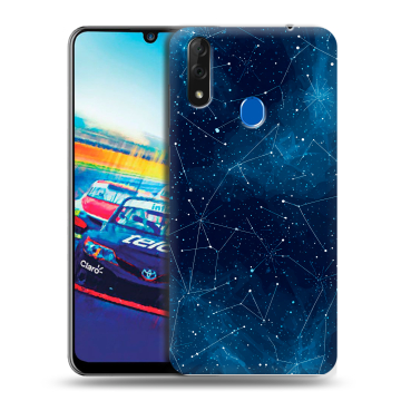Силиконовый чехол на ZTE Blade V10 с принтом Космос звезды