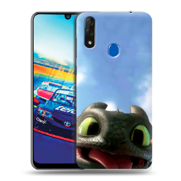 Силиконовый чехол на ZTE Blade V10 с принтом Как приручить дракона