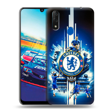 Силиконовый чехол на ZTE Blade V10 с принтом Chelsea Челси