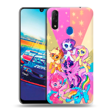 Силиконовый чехол на ZTE Blade V10 с принтом My little pony Дружба чудо