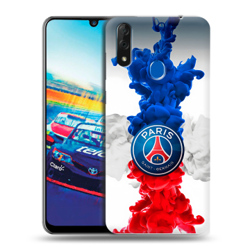 Силиконовый чехол на ZTE Blade V10 с принтом PSG ПСЖ