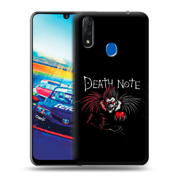 Силиконовый чехол на ZTE Blade V10 с принтом Death note Тетрадь смерти