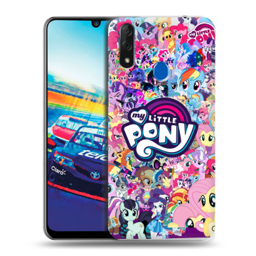 Силиконовый чехол на ZTE Blade V10 с принтом My little pony Дружба чудо