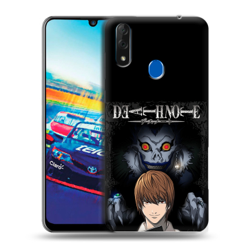 Силиконовый чехол на ZTE Blade V10 с принтом Death note Тетрадь смерти