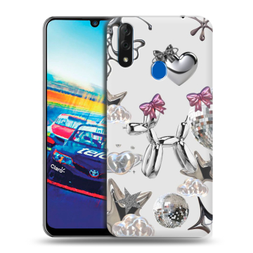 Силиконовый чехол на ZTE Blade V10 с принтом Y2K