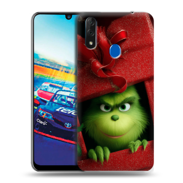 Силиконовый чехол на ZTE Blade V10 с принтом Новый год