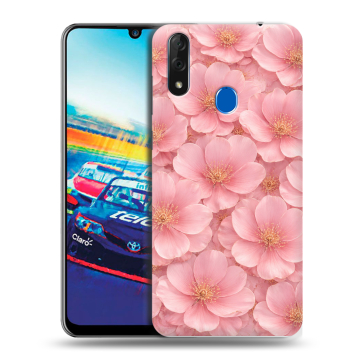 Силиконовый чехол на ZTE Blade V10 с принтом женский