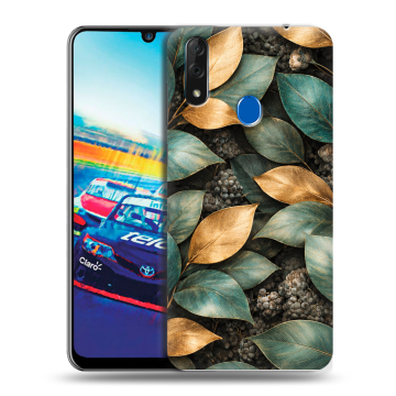 Силиконовый чехол на ZTE Blade V10 с принтом женский