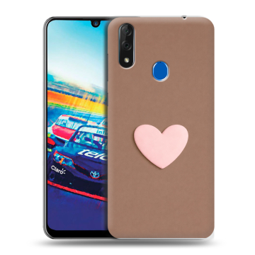 Силиконовый чехол на ZTE Blade V10 с принтом женский