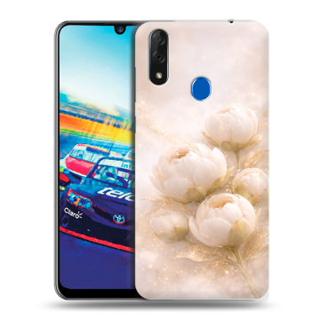 Силиконовый чехол на ZTE Blade V10 с принтом женский