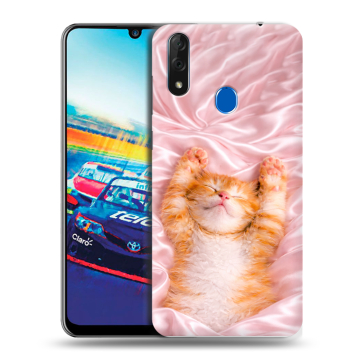 Силиконовый чехол на ZTE Blade V10 с принтом женский
