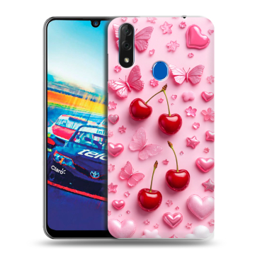 Силиконовый чехол на ZTE Blade V10 с принтом для девочек