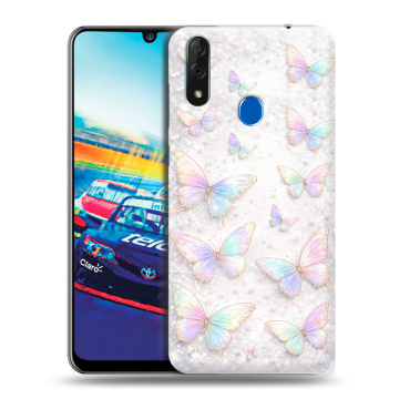 Силиконовый чехол на ZTE Blade V10 с принтом женский