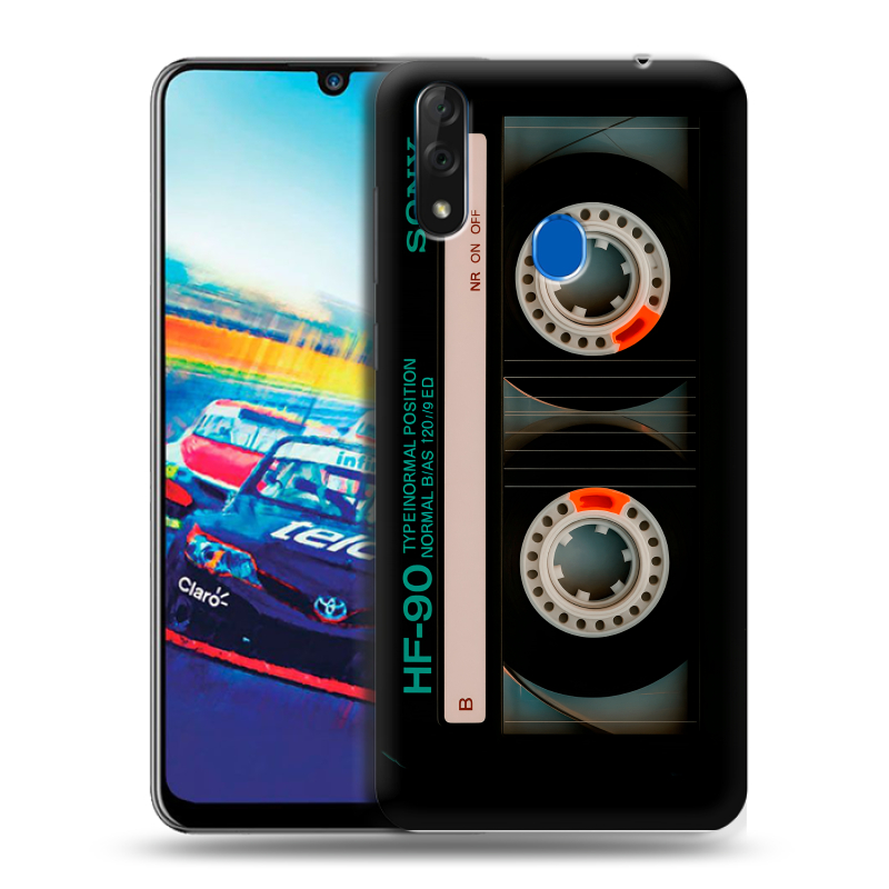 Силиконовый чехол на ZTE Blade V10 с принтом Кассета Силиконовый чехол на ZTE Blade V10 с принтом Кассета