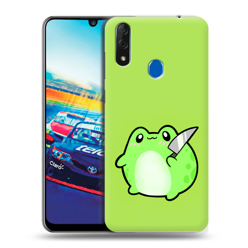 Силиконовый чехол на ZTE Blade V10 с принтом Лягушенок Силиконовый чехол на ZTE Blade V10 с принтом Лягушенок