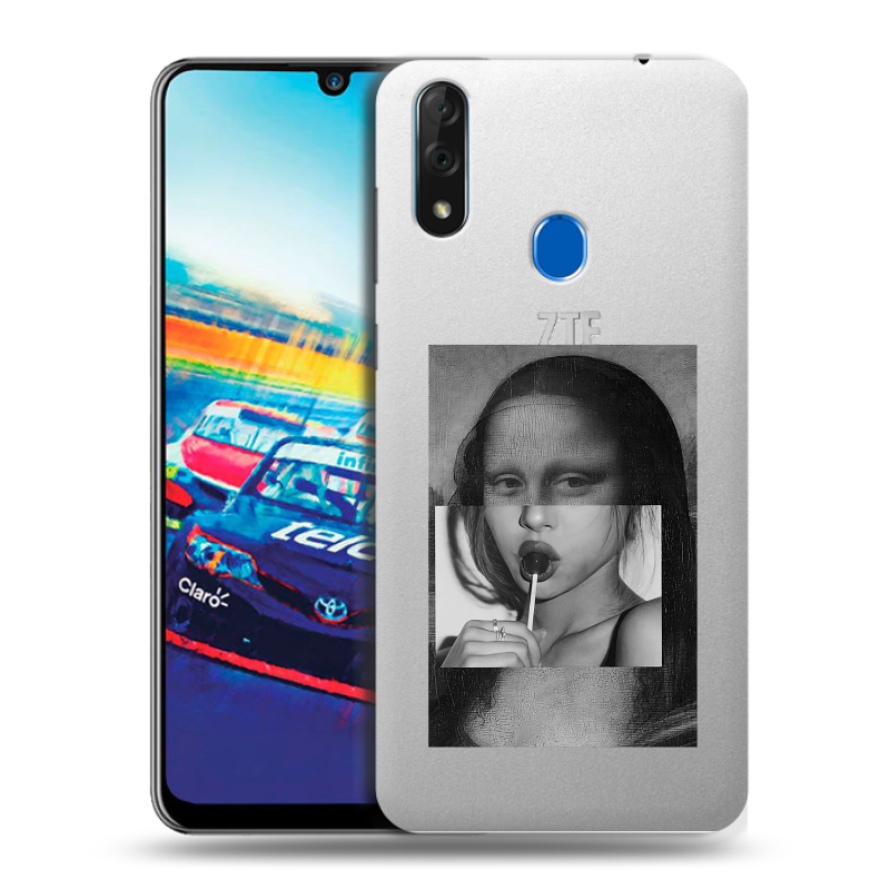 Силиконовый чехол на ZTE Blade V10 с принтом Мона Лиза Силиконовый чехол на ZTE Blade V10 с принтом Мона Лиза