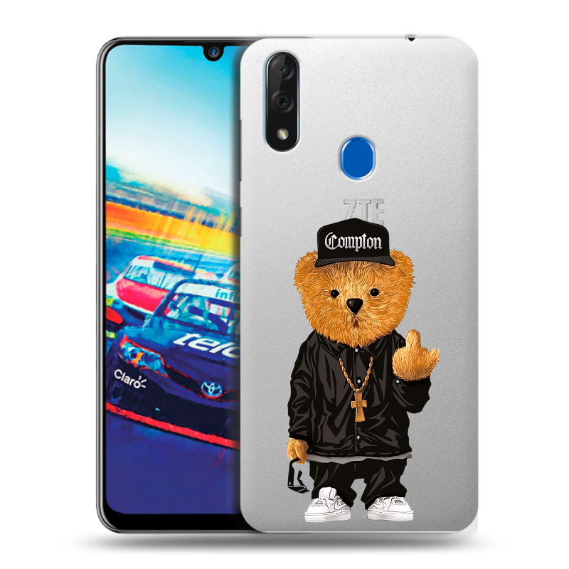 Силиконовый чехол на ZTE Blade V10 с принтом Плюшевый медведь Силиконовый чехол на ZTE Blade V10 с принтом Плюшевый медведь