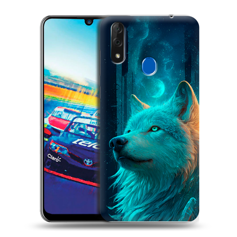 Силиконовый чехол на ZTE Blade V10 с принтом бабочки саккура Силиконовый чехол на ZTE Blade V10 с принтом бабочки саккура