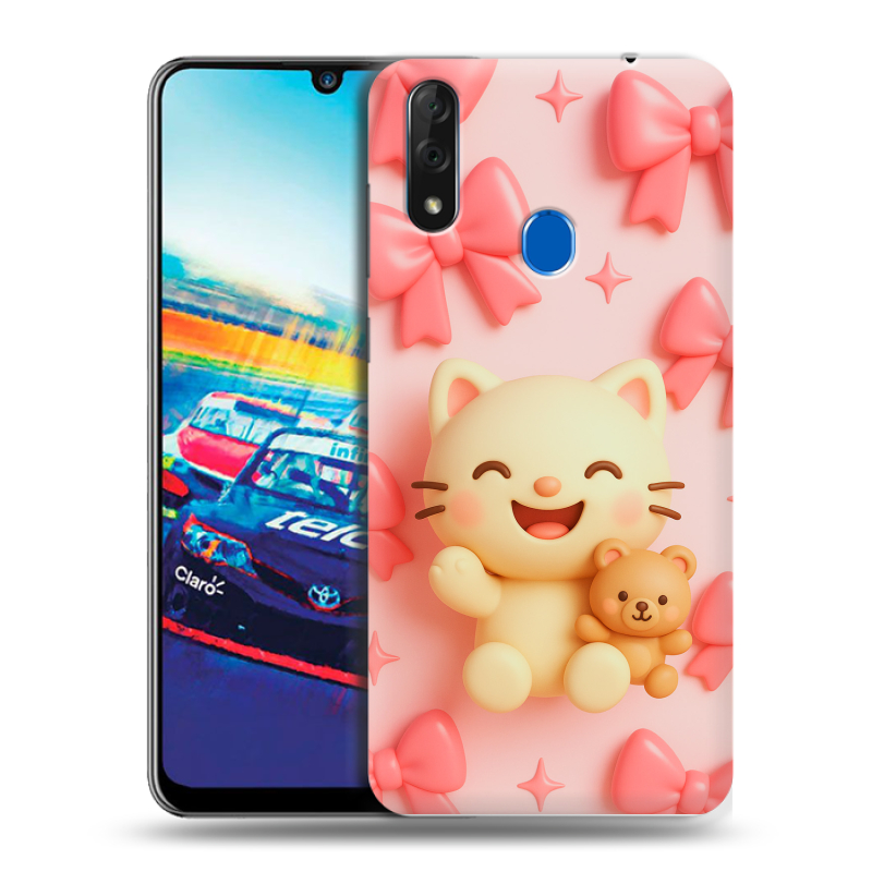 Силиконовый чехол на ZTE Blade V10 с принтом для девочек Силиконовый чехол на ZTE Blade V10 с принтом для девочек