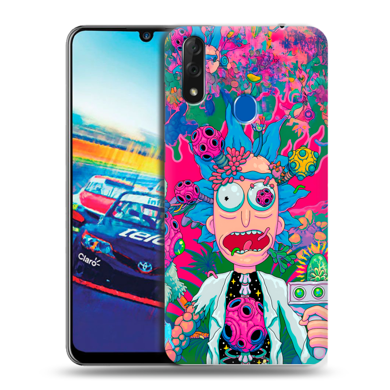 Силиконовый чехол на ZTE Blade V10 с принтом Рик и Морти Rick Morty Силиконовый чехол на ZTE Blade V10 с принтом Рик и Морти Rick Morty