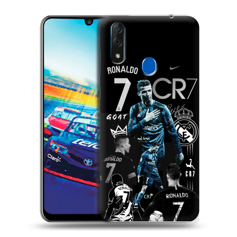 Силиконовый чехол на ZTE Blade V10 с принтом Реал Роналдо Силиконовый чехол на ZTE Blade V10 с принтом Реал Роналдо