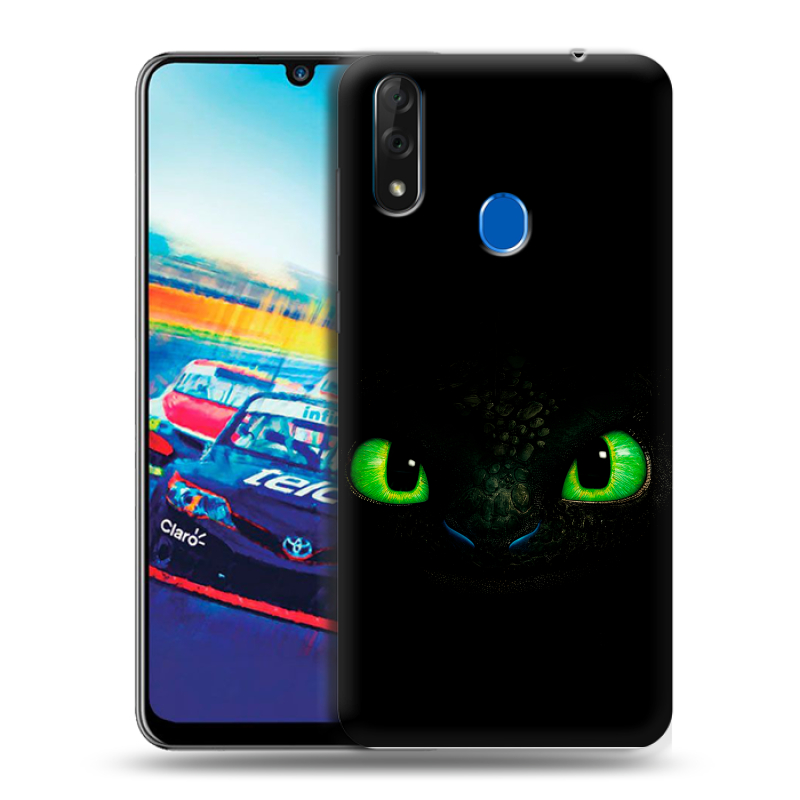 Силиконовый чехол на ZTE Blade V10 с принтом Как приручить дракона Силиконовый чехол на ZTE Blade V10 с принтом Как приручить дракона