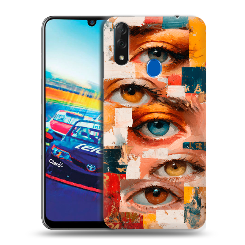Силиконовый чехол на ZTE Blade V10 с принтом Модный принт Силиконовый чехол на ZTE Blade V10 с принтом Модный принт