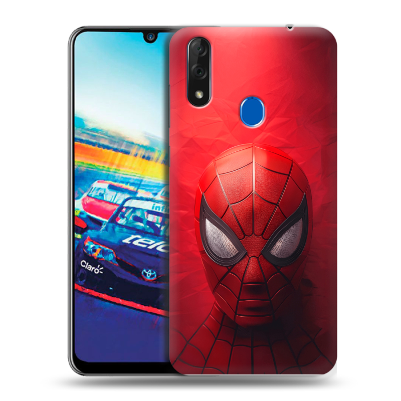 Силиконовый чехол на ZTE Blade V10 с принтом Spiderman Человек паук Силиконовый чехол на ZTE Blade V10 с принтом Spiderman Человек паук